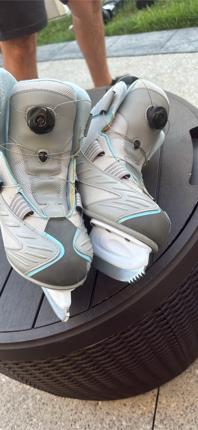 Gamgee White Figure Skates