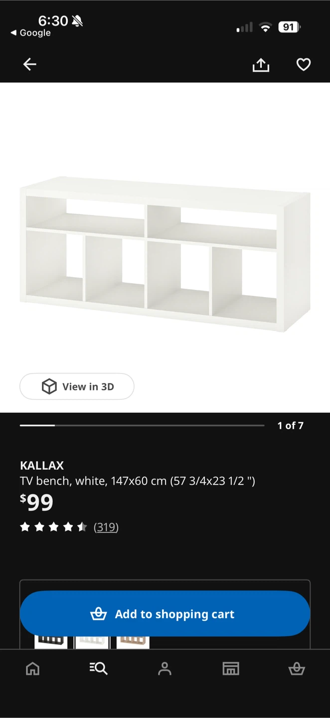 Tv table IKEA