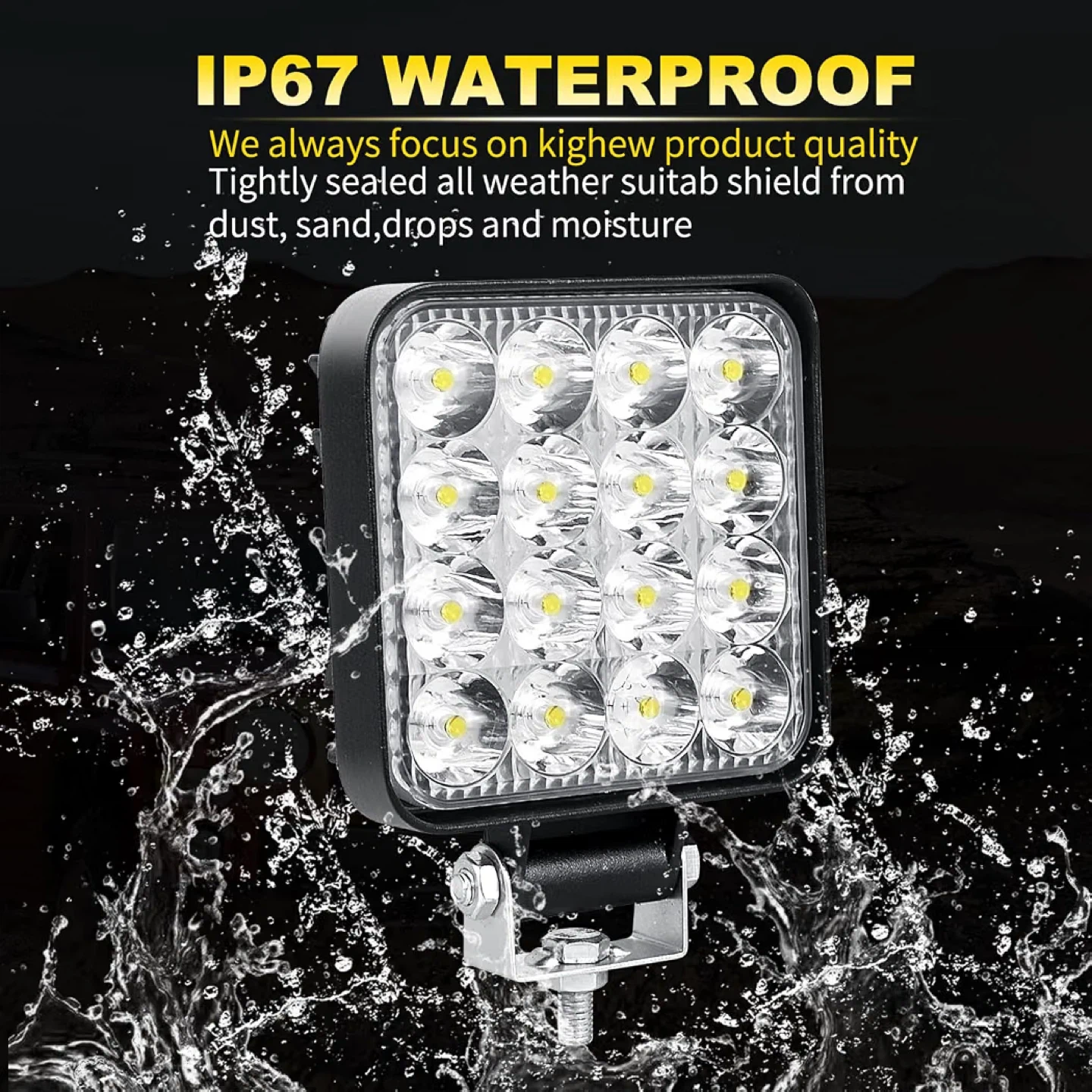 4PCS 48W Mini LED Fog Light,LED Lights Driving Off-Road - photo 2
