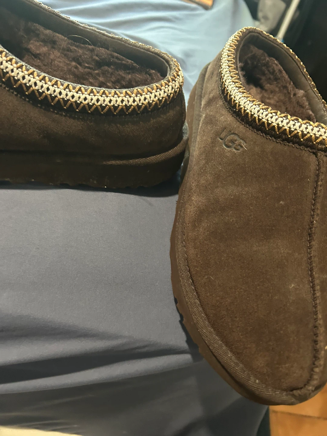 Brown UGG Slippers Size 9 - photo 3