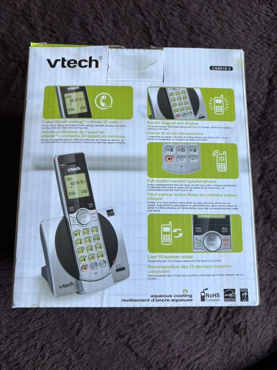 VTech 2 Handset Cordless Phone System - photo 3