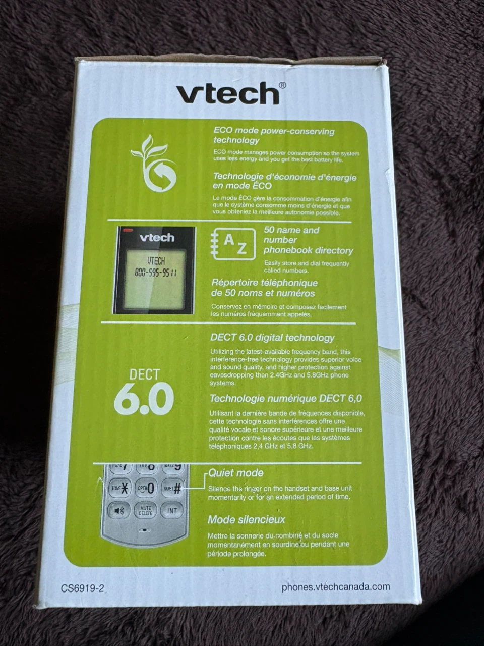VTech 2 Handset Cordless Phone System - photo 4