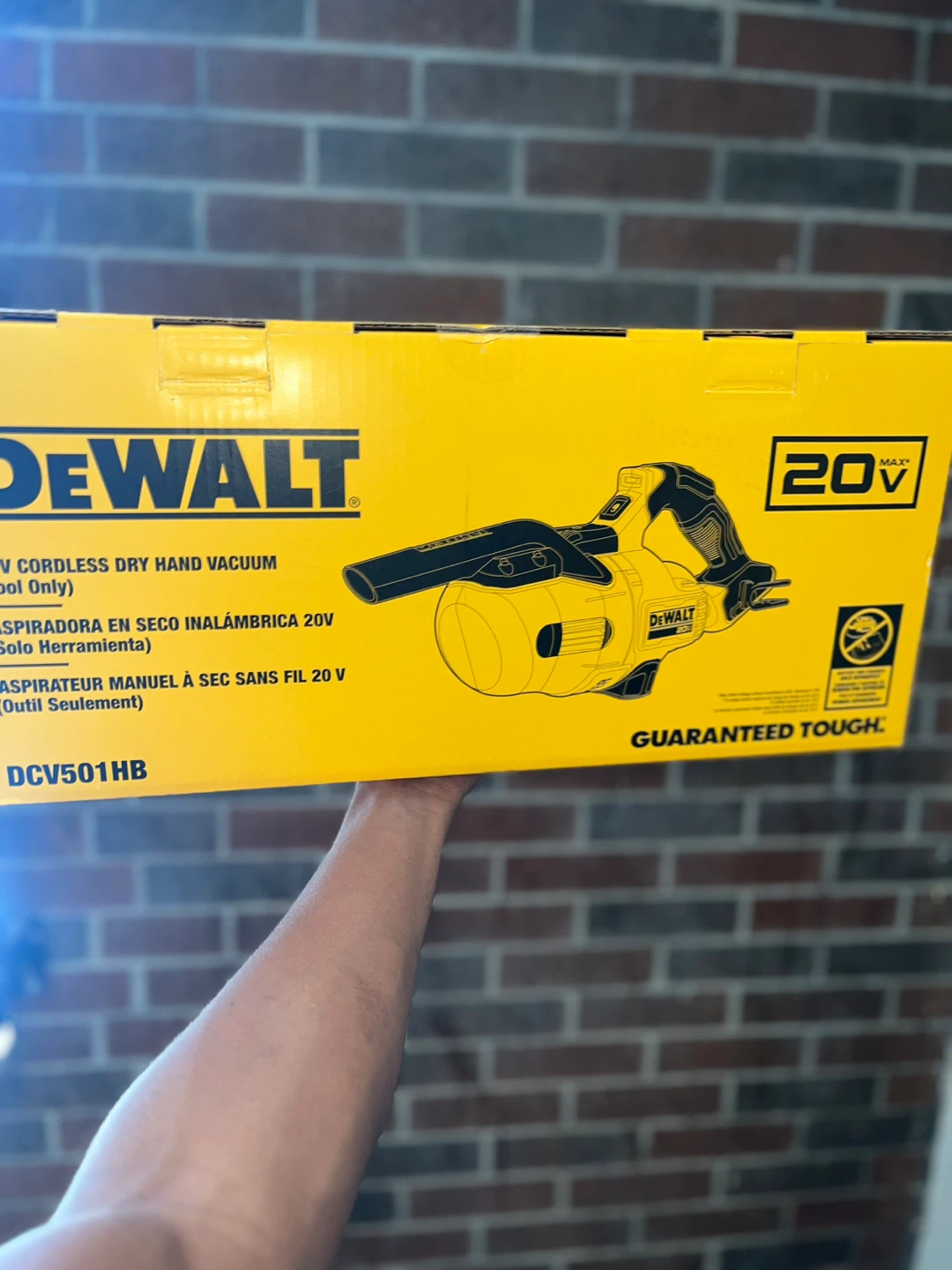 DeWalt 20V Cordless Dry Hand Vacuum DCV501HB - photo 2