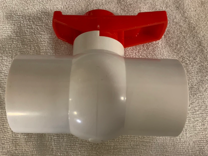 JB Ball Valve 1 1/2" PVC