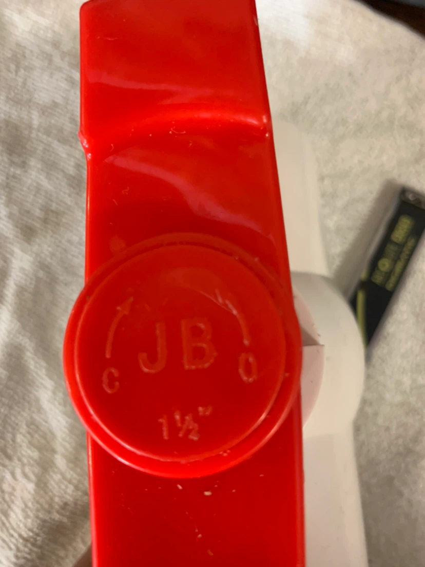 JB Ball Valve 1 1/2" PVC - photo 3
