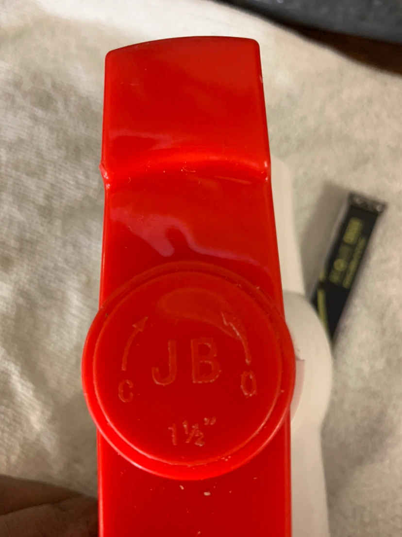 JB Ball Valve 1 1/2" PVC - photo 4