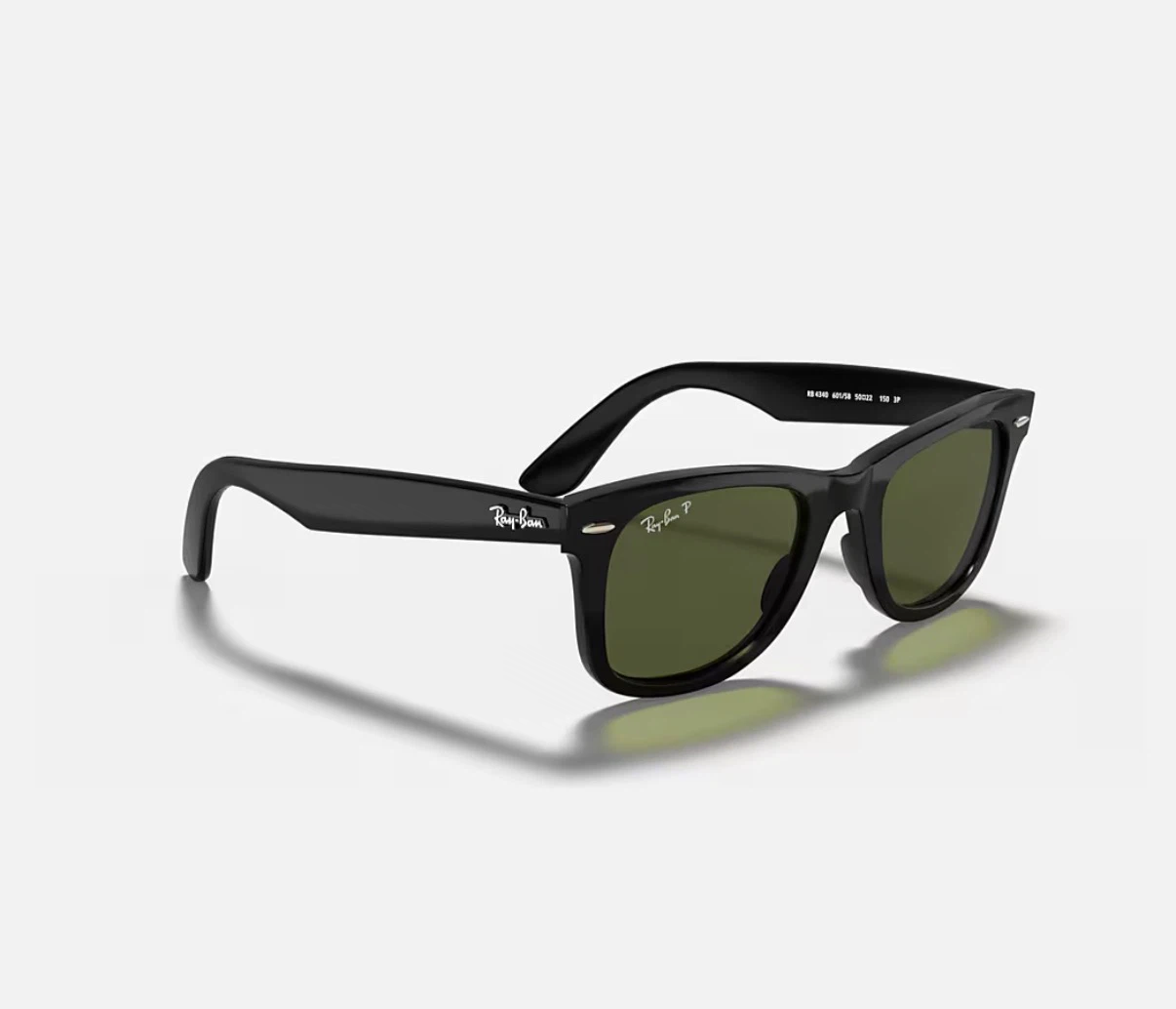 Ray-Ban Wayfarer Sunglasses - Black, Polarized