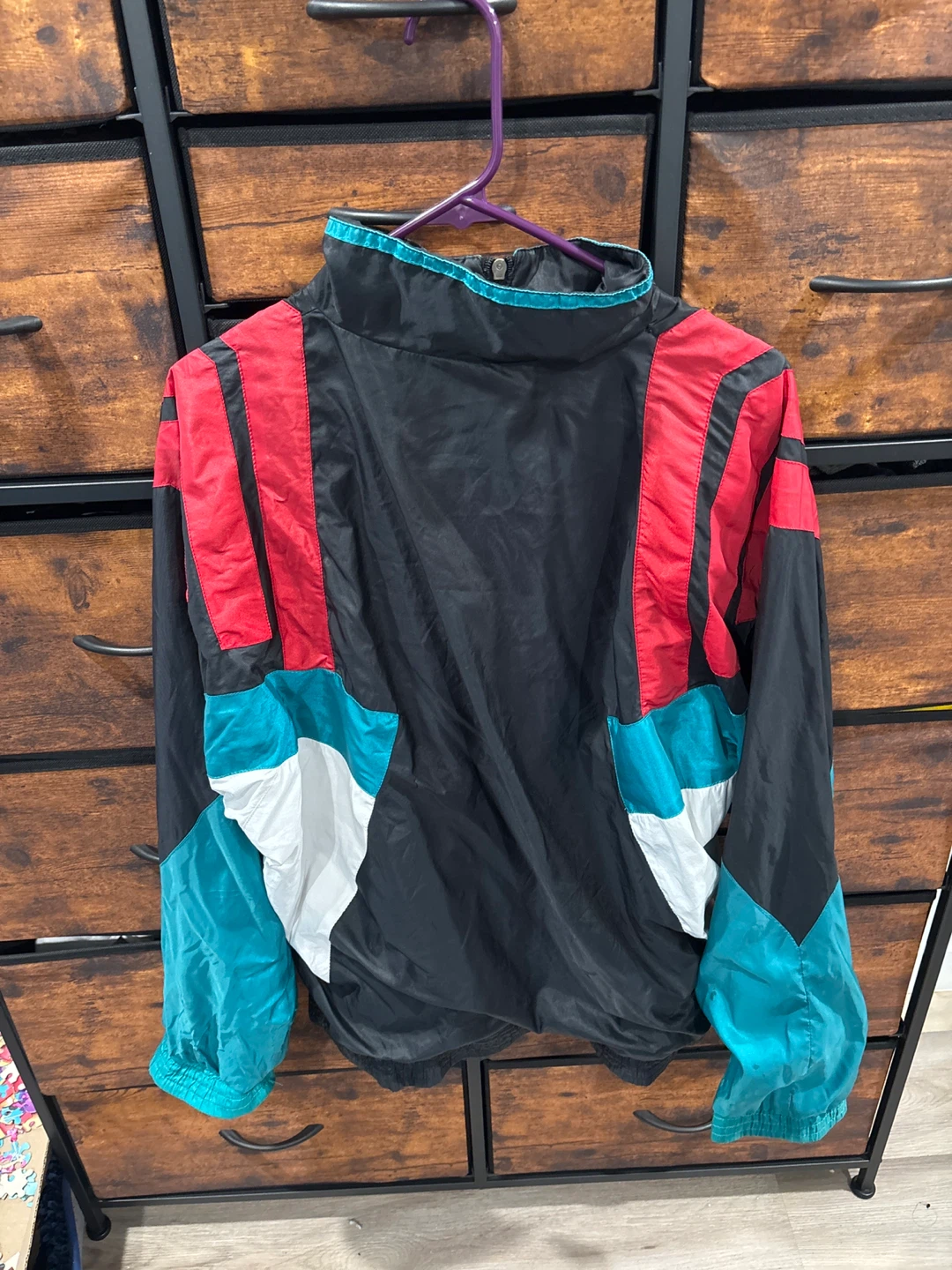 Adidas Colorblock Track Jacket Size 8 - photo 2