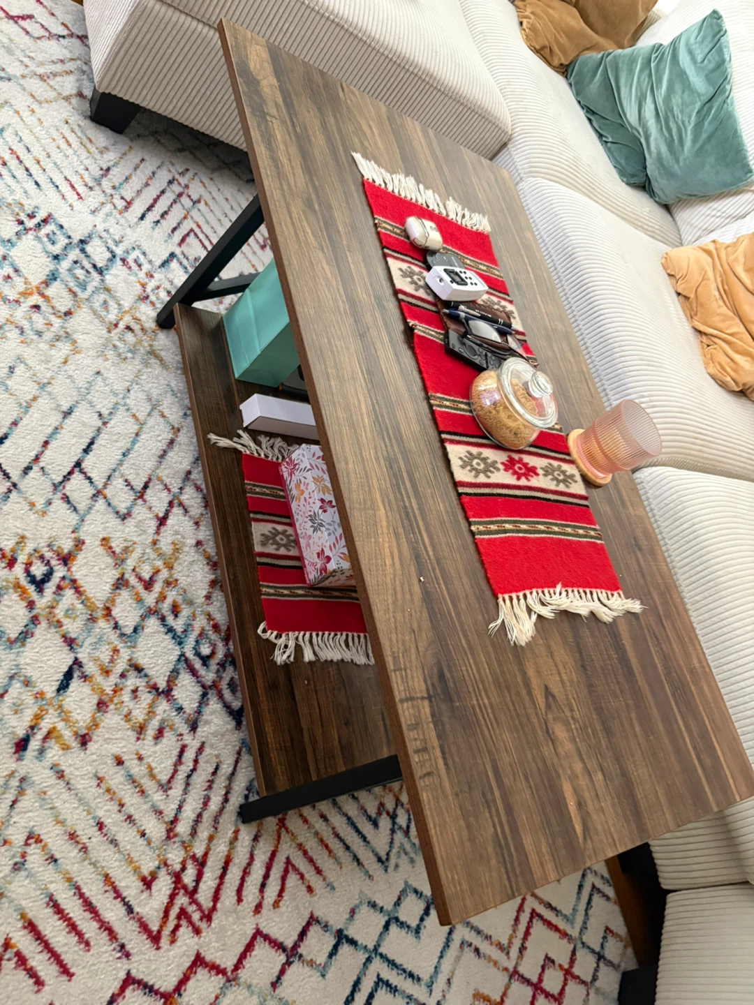 Wood Lift-Top Coffee Table