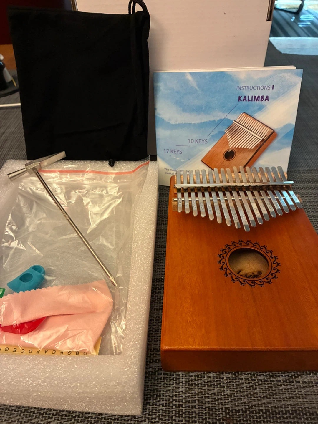 17 Key Kalimba Thumb Piano