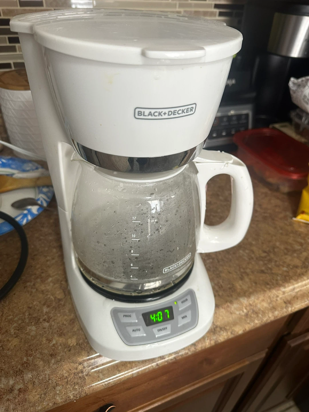 Black+Decker White Drip Coffee Maker