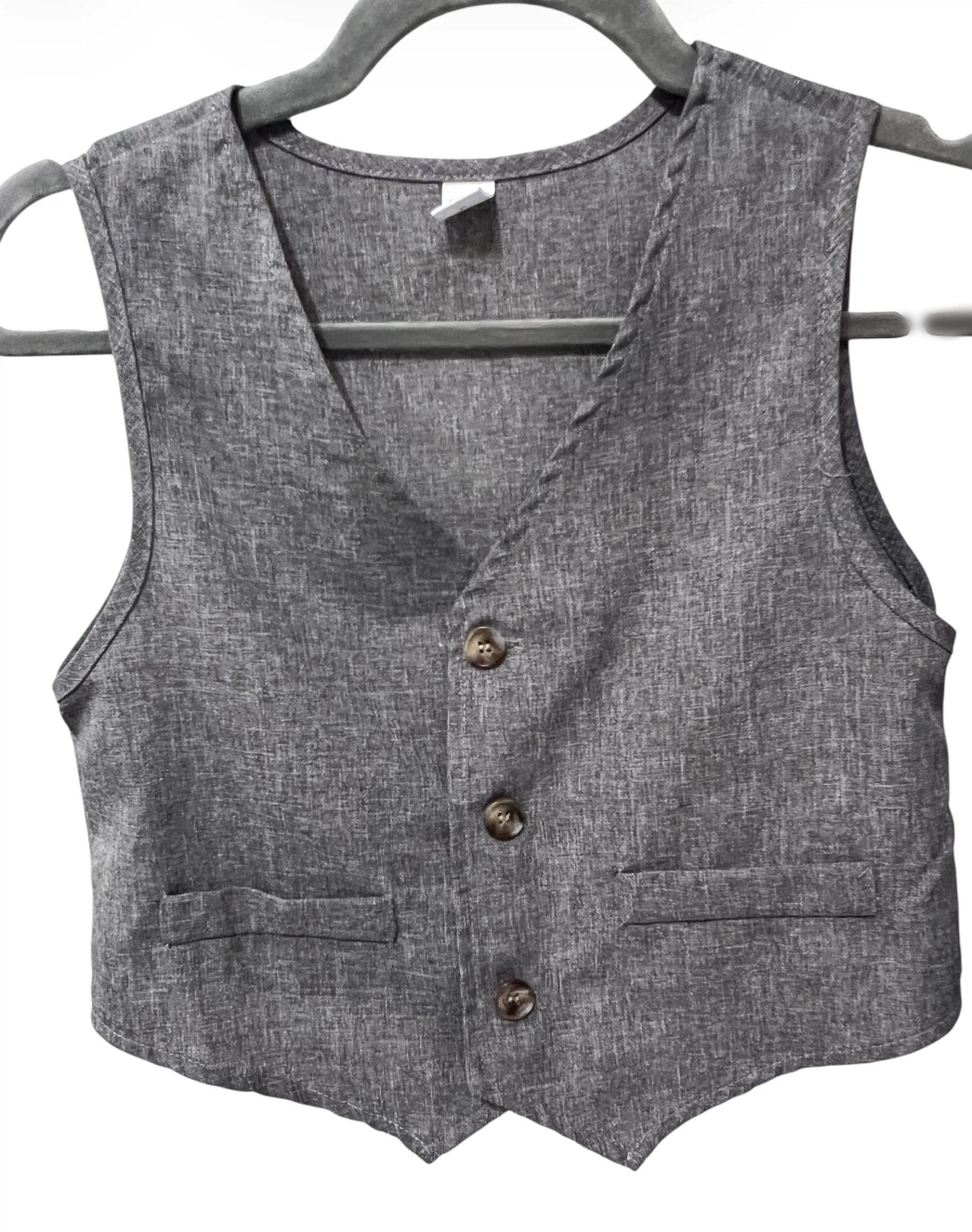 SHEIN Boys 2-Piece Vest & Pants Set – Size 8Y – Like New - photo 2
