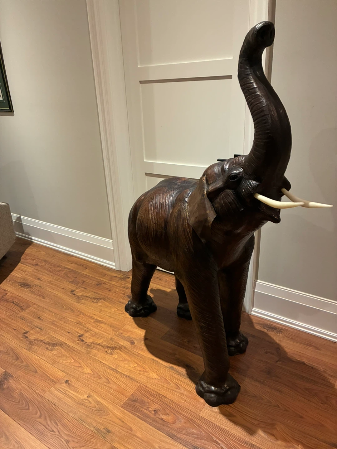 Giant Leather Elephant - photo 3