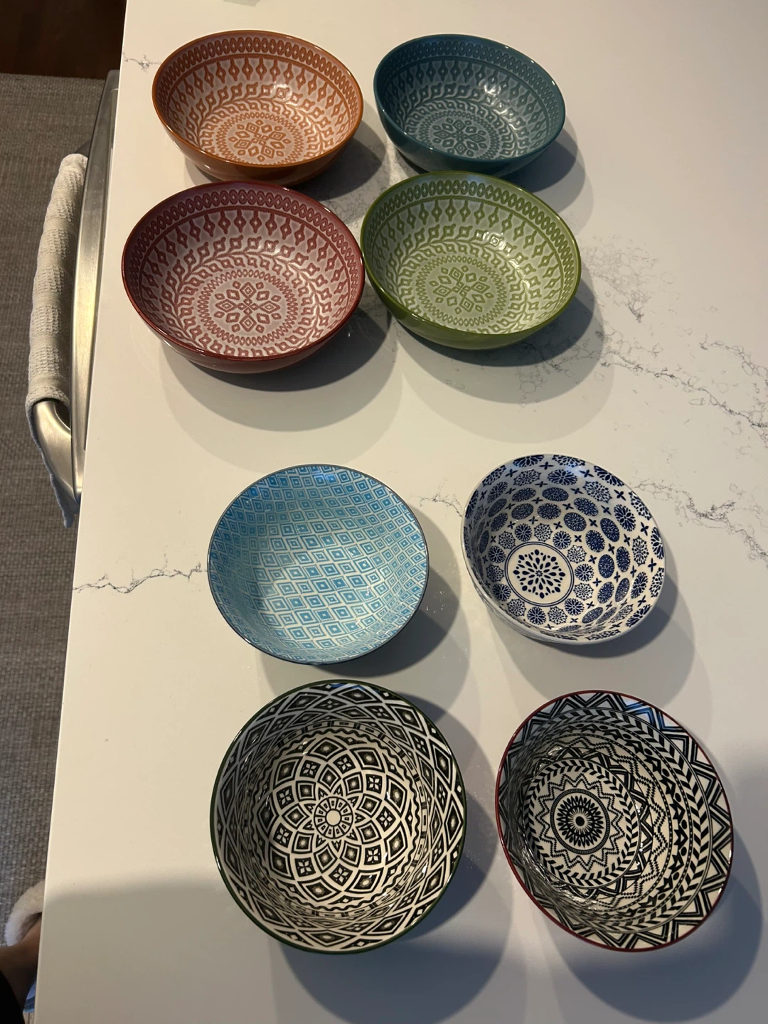 Set of 8 Decorative Ceramic Bowls - photo 2