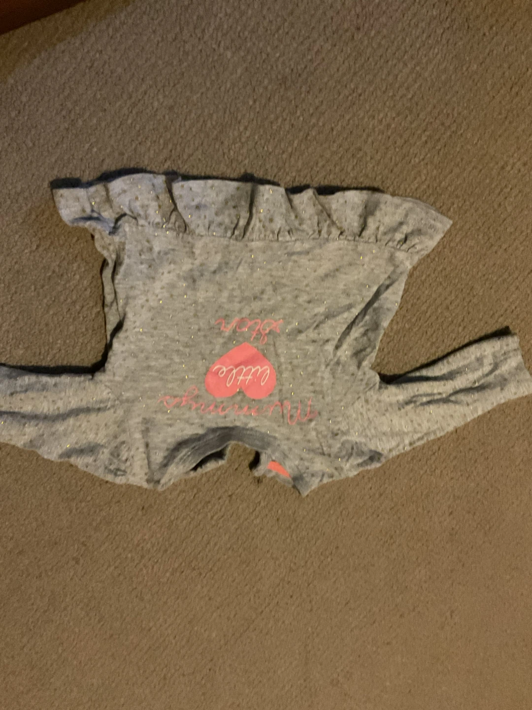 Baby Girl's "My Little Love" Long Sleeve Shirt 3-6 months