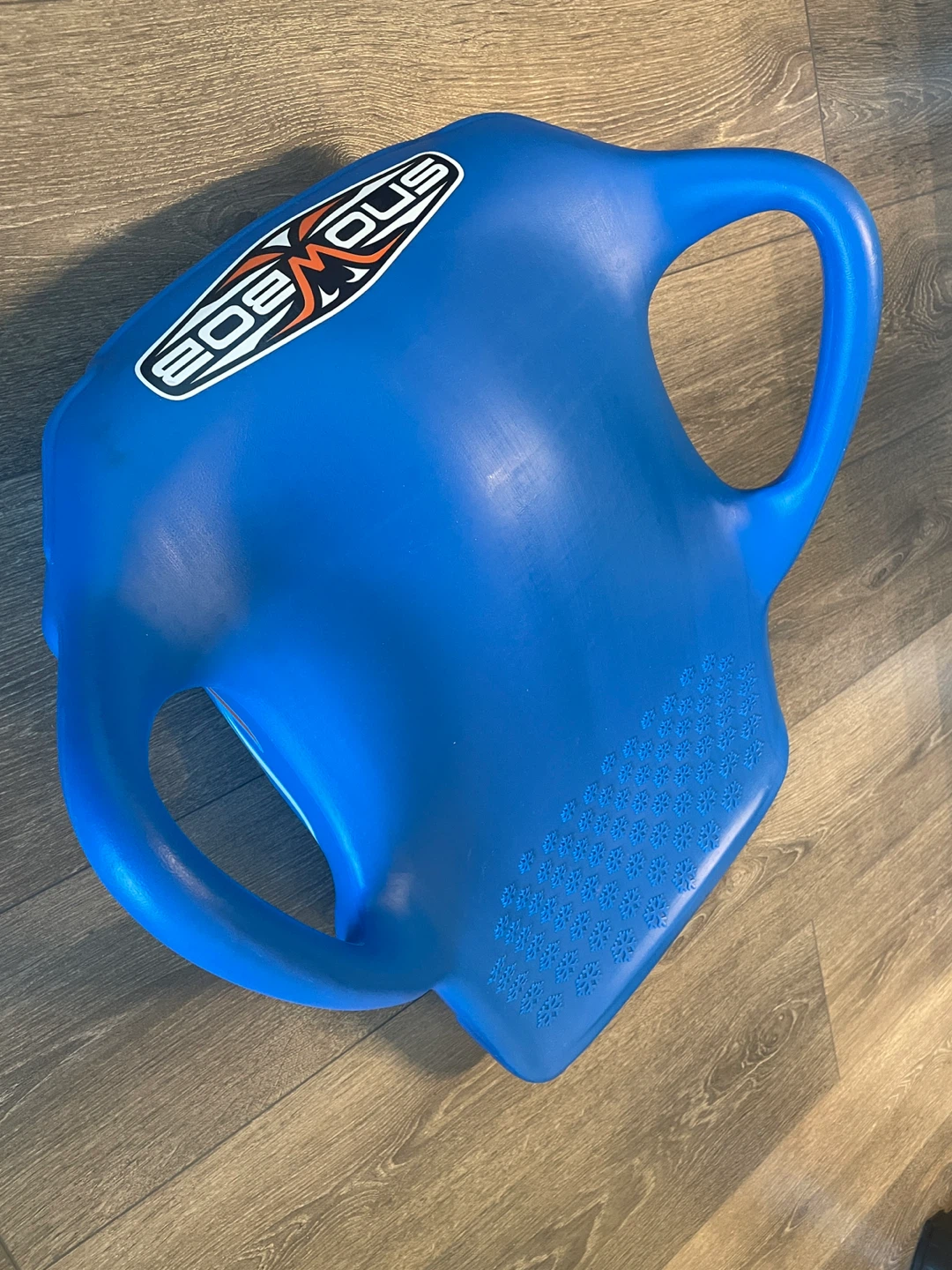 SnowBob Blue Plastic Snow Sled/Toboggan - photo 2
