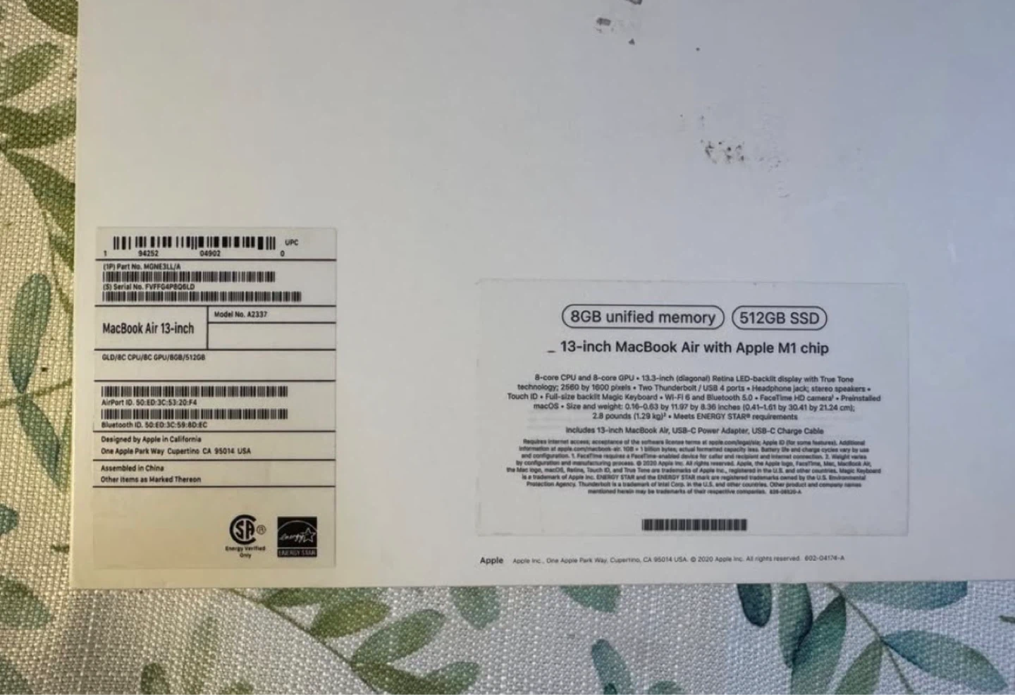 BRAND NEW MacBook Air M1 2020 Gold ✨ 512GB SSD - photo 3