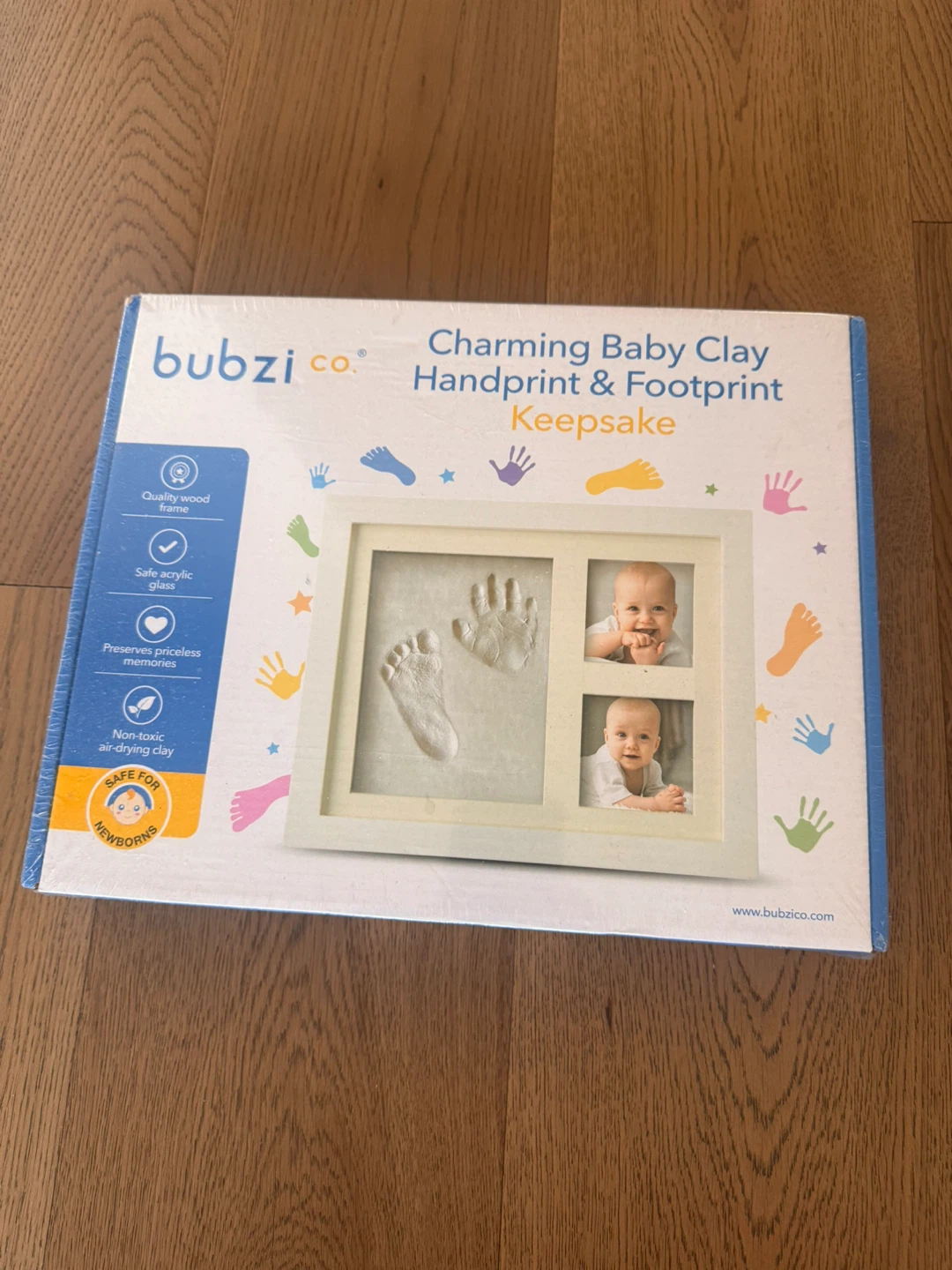 Bubzi Co. Baby Clay Handprint & Footprint Keepsake Kit