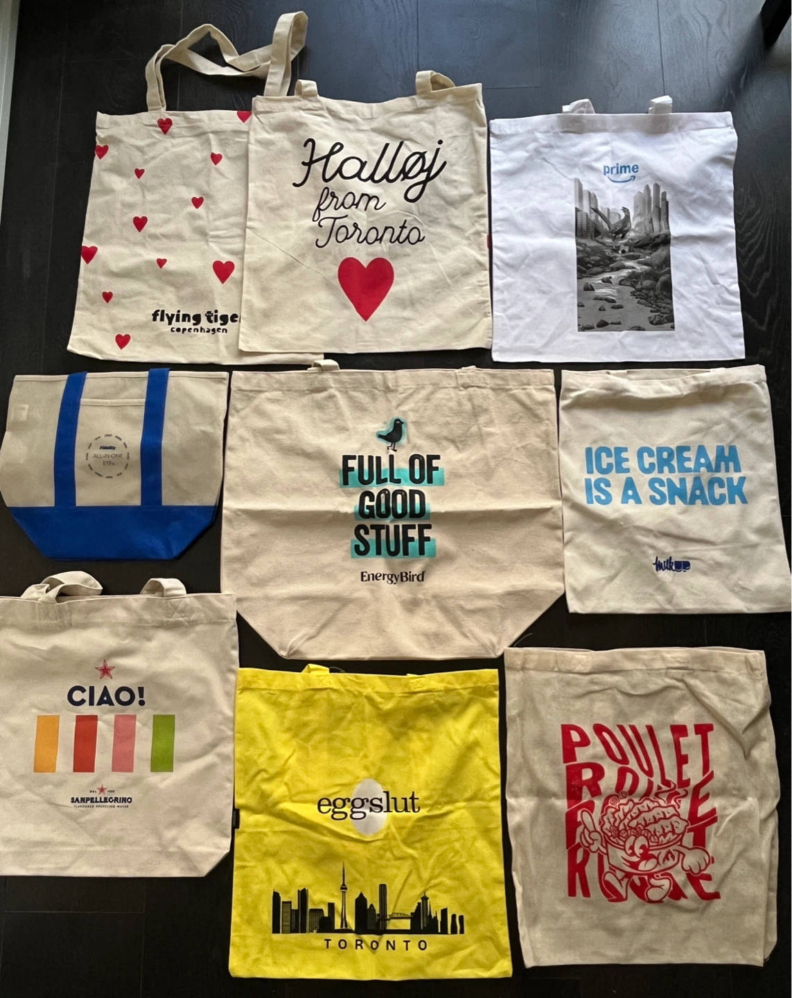 Tote Bags (NEW, $2 EACH)