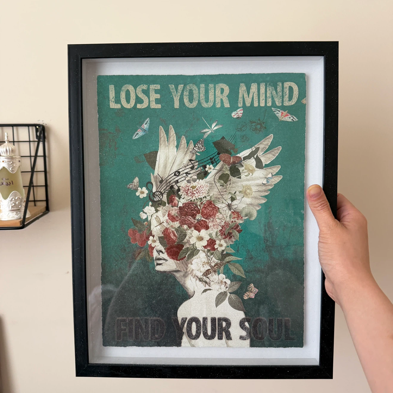 Framed "Lose Your Mind, Find Your Soul" Wall Art