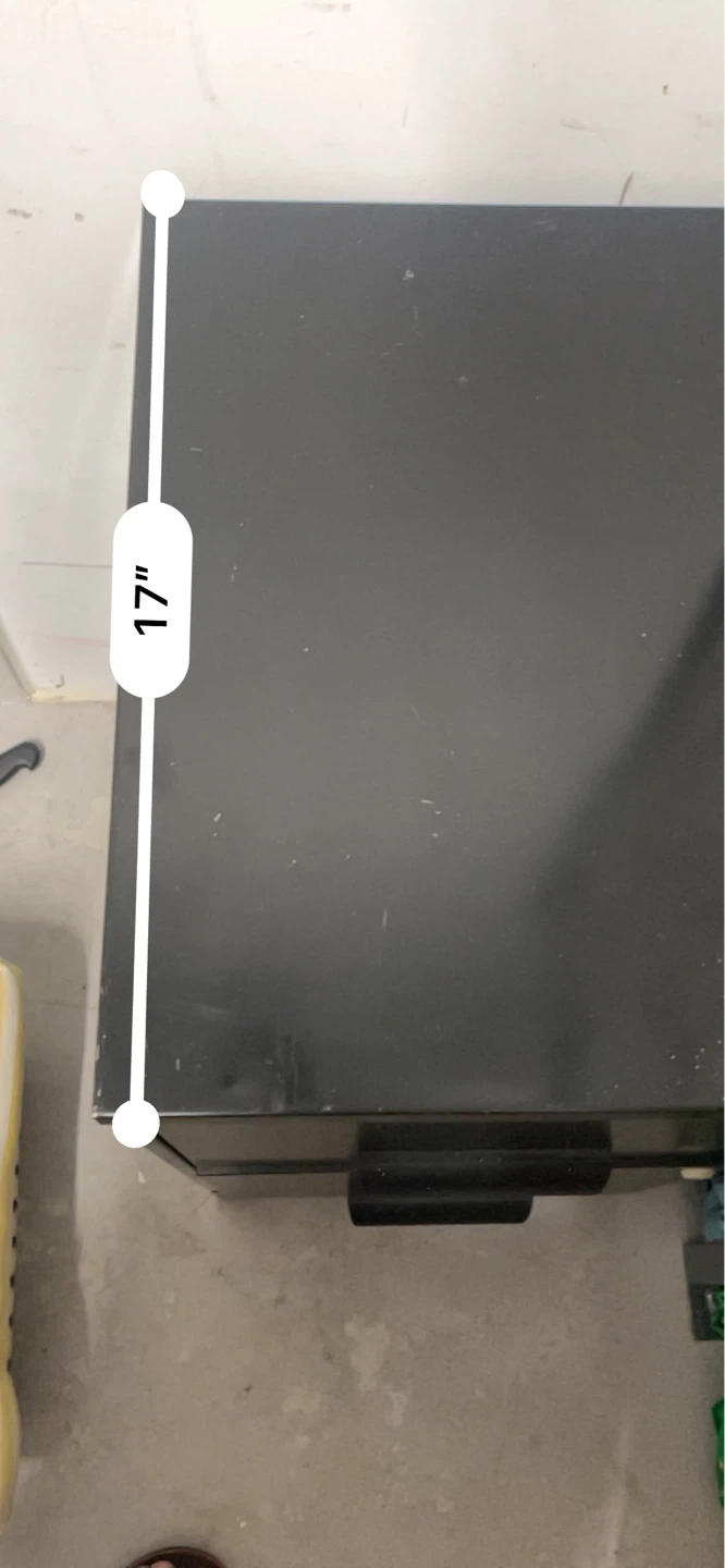 Black 2-Drawer Metal Filing Cabinet - photo 4