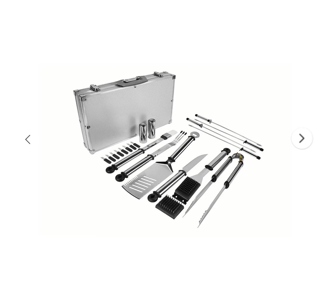 21 piece Grilling set with aluminum travel case - photo 2