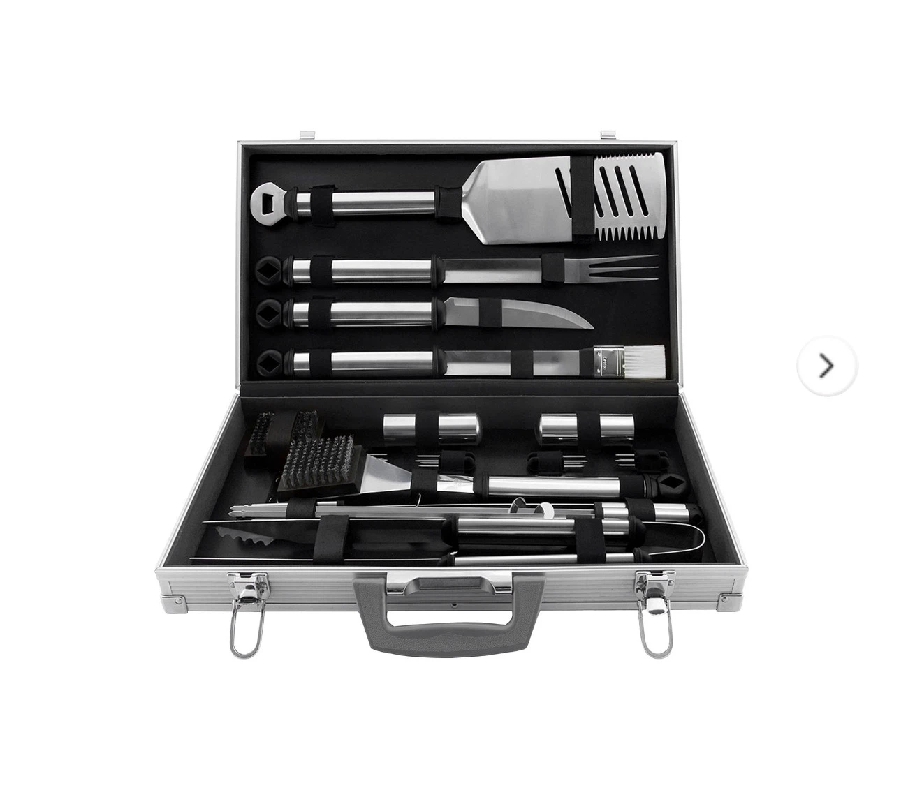 21 piece Grilling set with aluminum travel case - photo 4