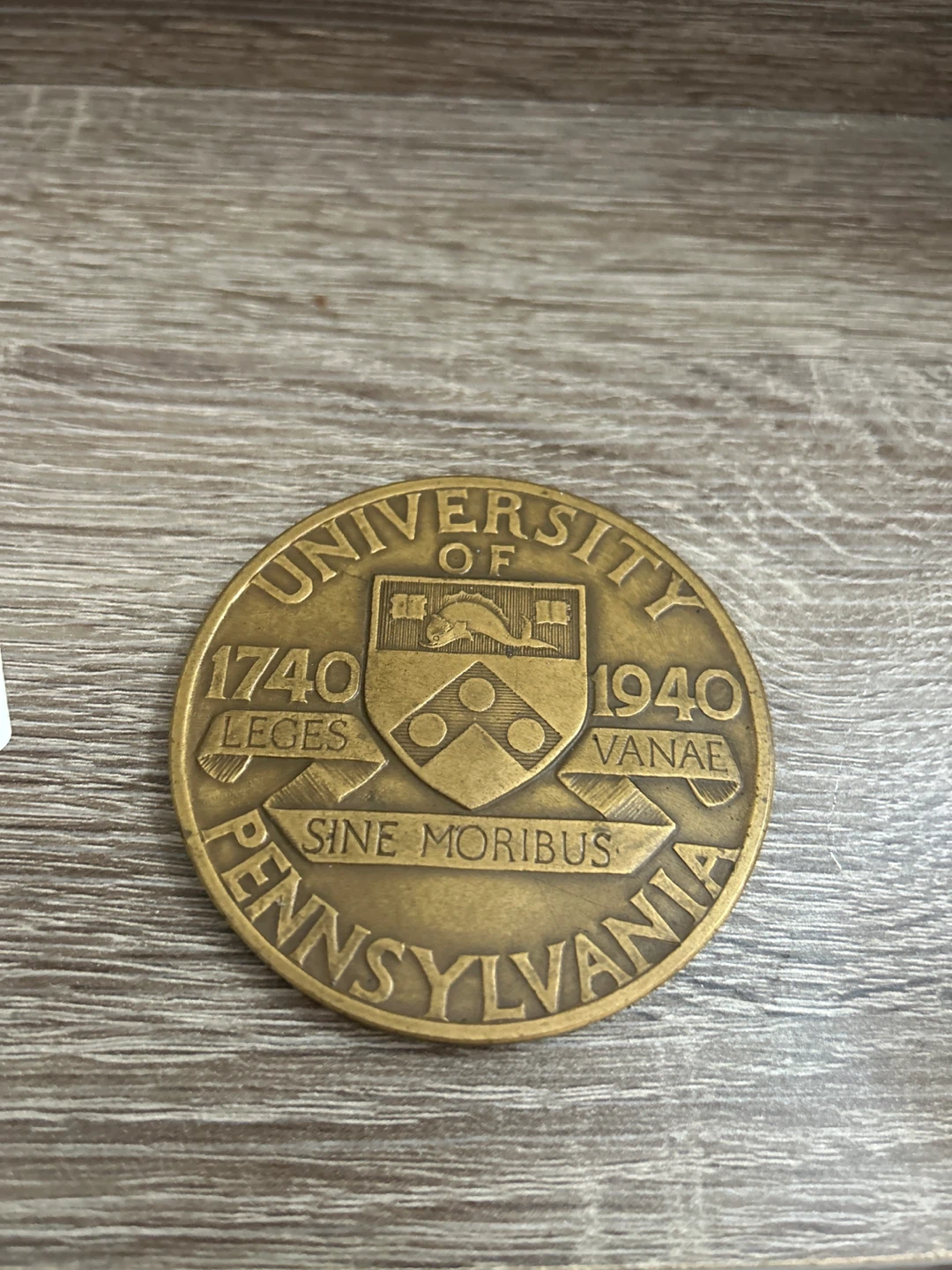 University of Pennsylvania 1940 Medal