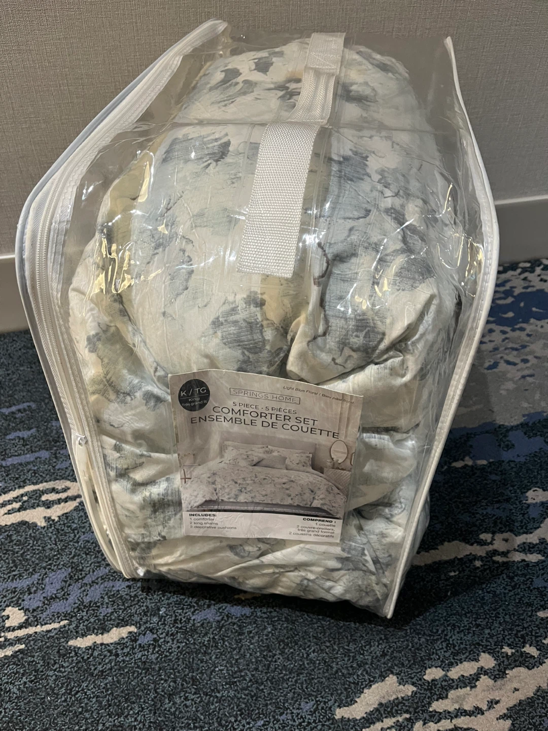 Springs Home King Size Single Comforter - Light Blue - photo 2