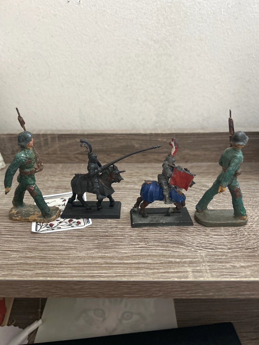 Vintage Toy Soldiers and Knights (plastic)
