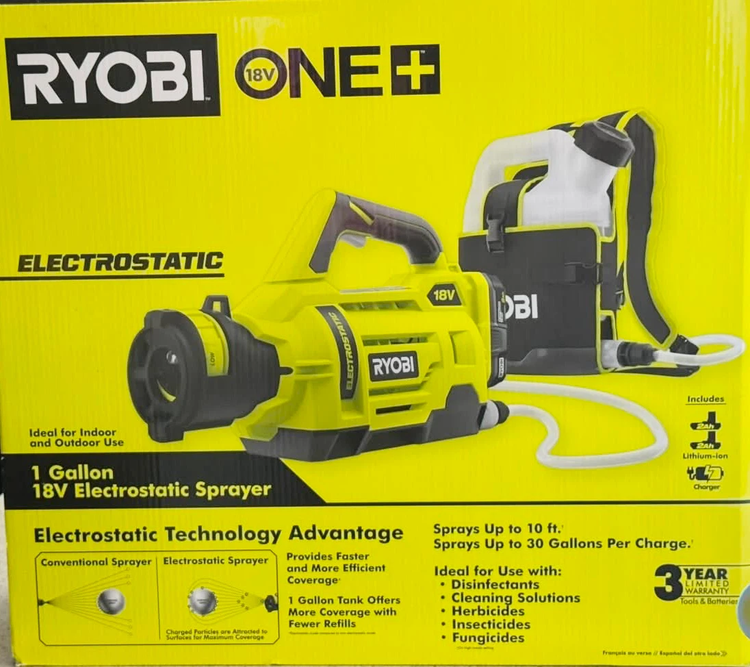 Ryobi 18V ONE+ Electrostatic Sprayer 1 Gallon