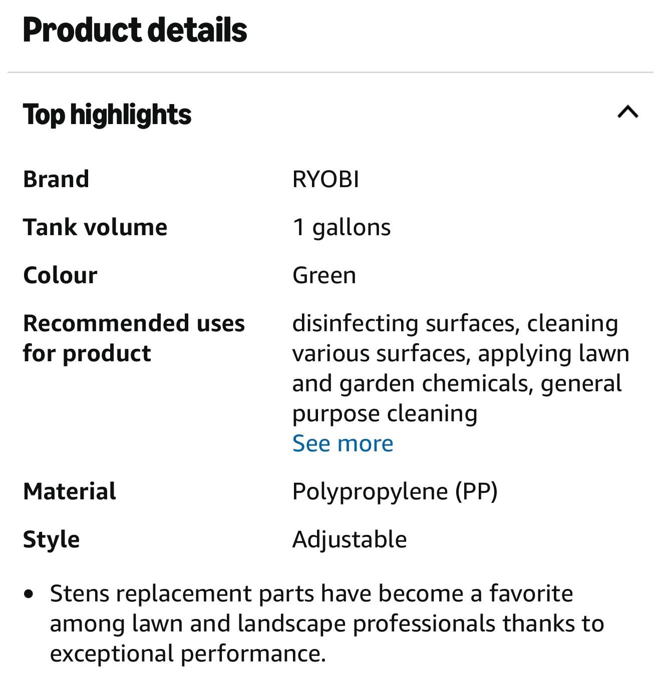 Ryobi 18V ONE+ Electrostatic Sprayer 1 Gallon - photo 3