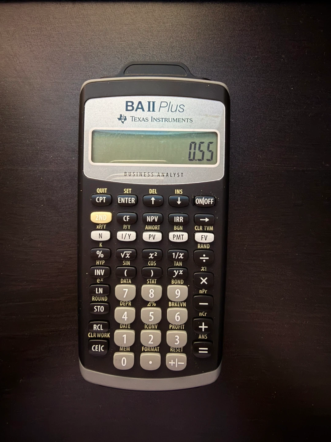 Texas Instruments BA II Plus Business Analyst Calculator - photo 2