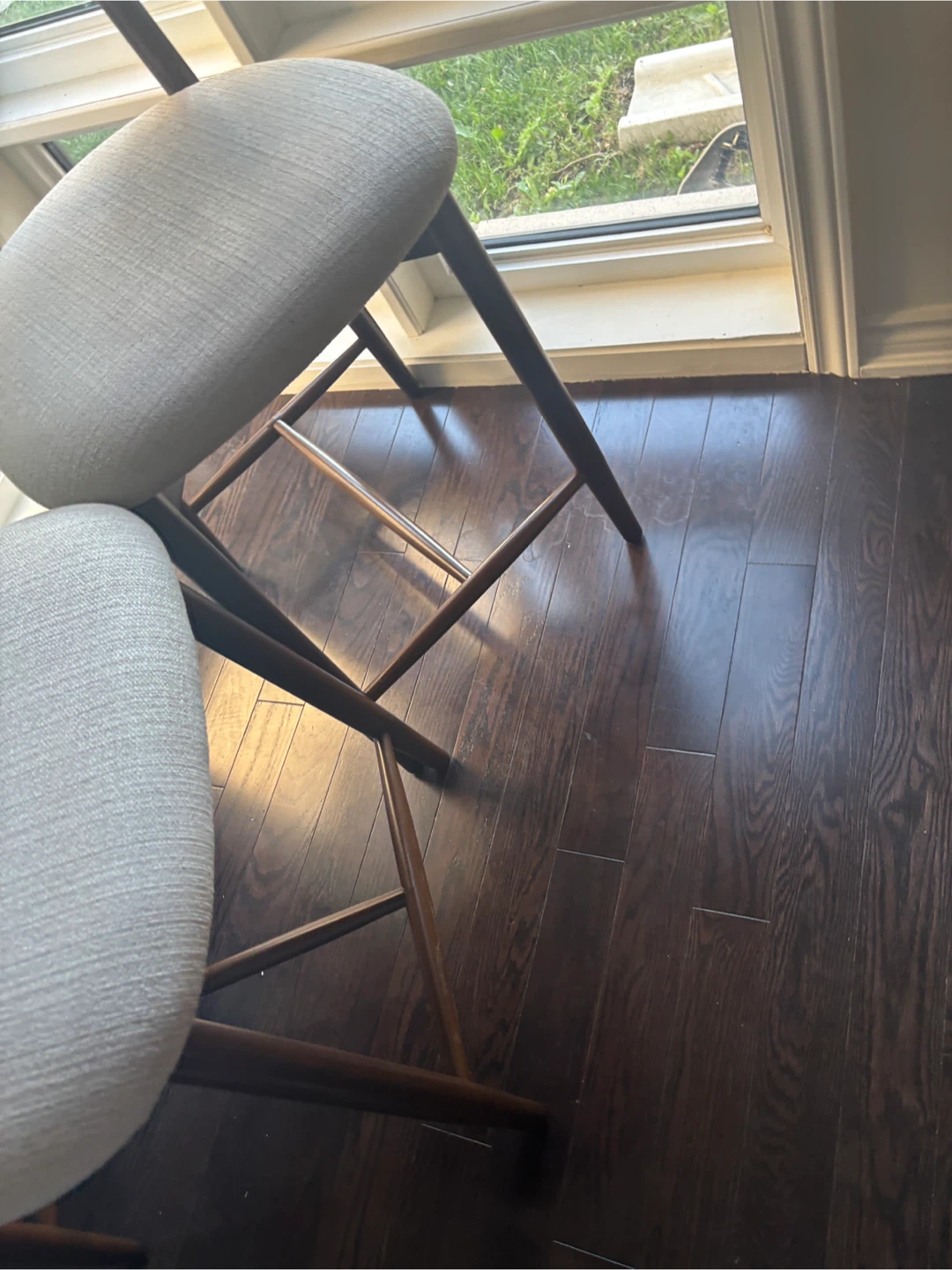 Bar/ Counter Wood Stool - Set of 2 - photo 4