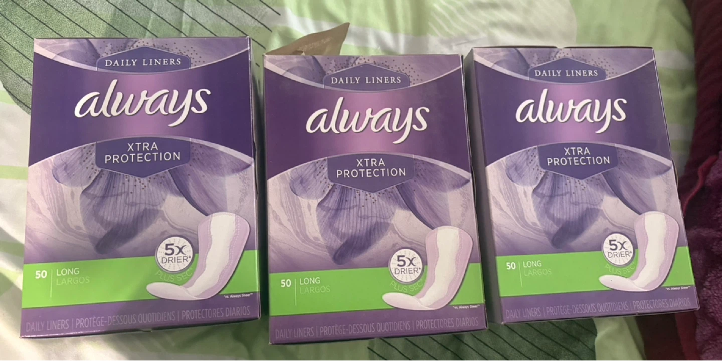 Always Xtra Protection  Daily Liners 3 for $15