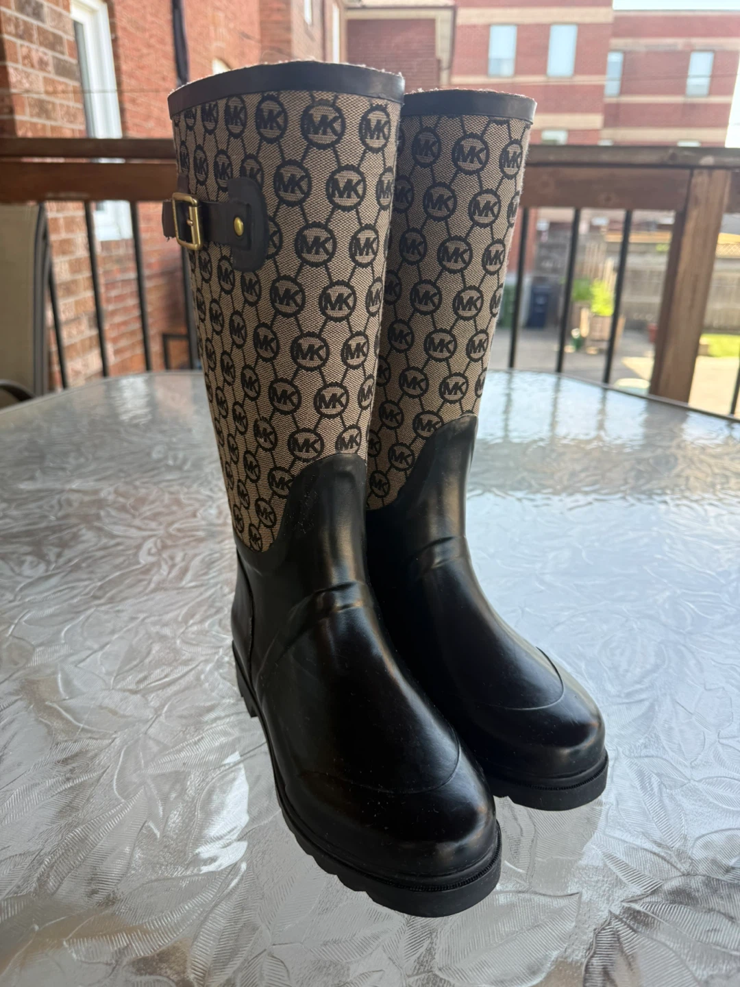 Michael Kors MK Logo Rain Boots