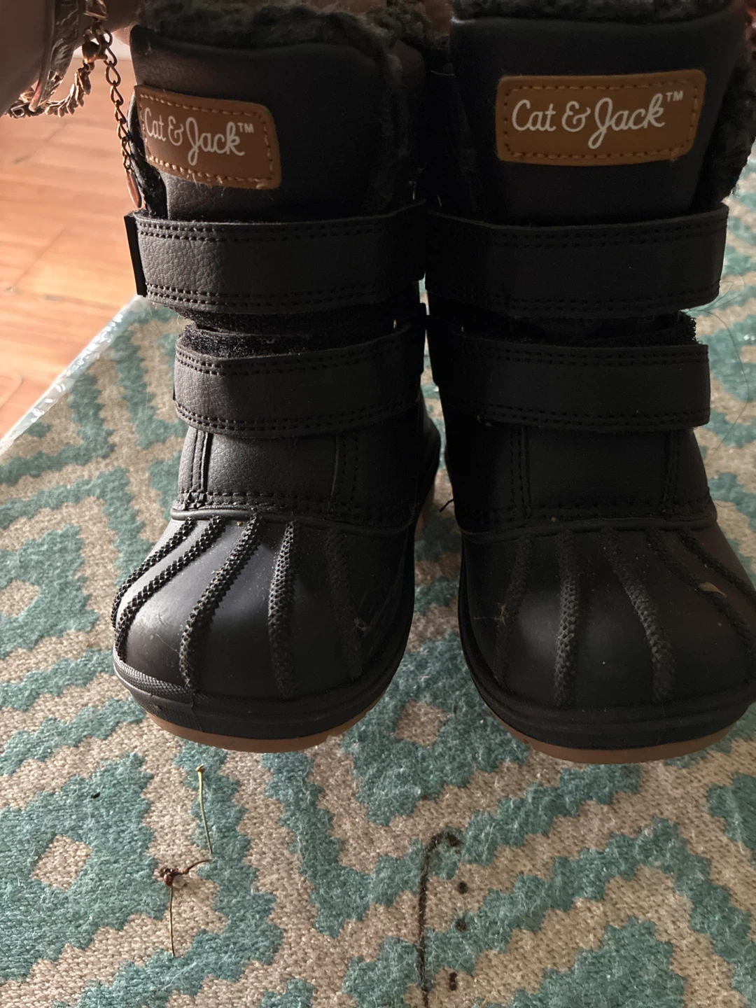 Cat & Jack Black Winter Boots