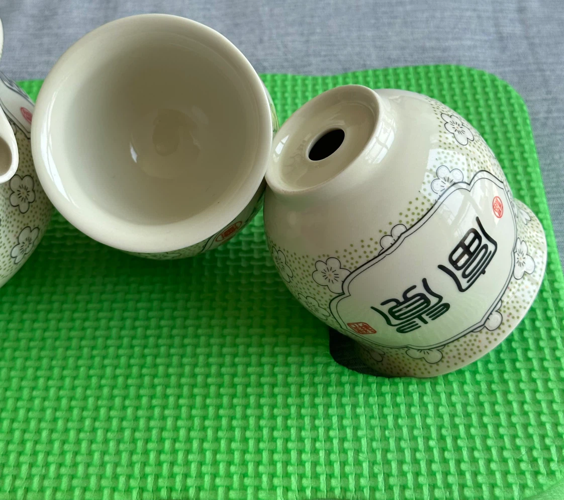 Chinese Tea Set with Teapot and Cups - photo 5