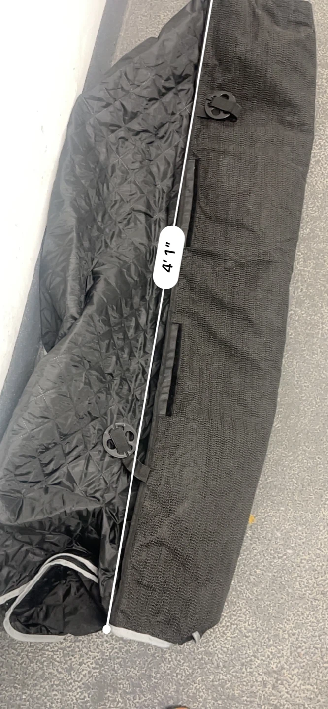 42" x 58" Quilted Dog Car Seat Cover Hammock - photo 2