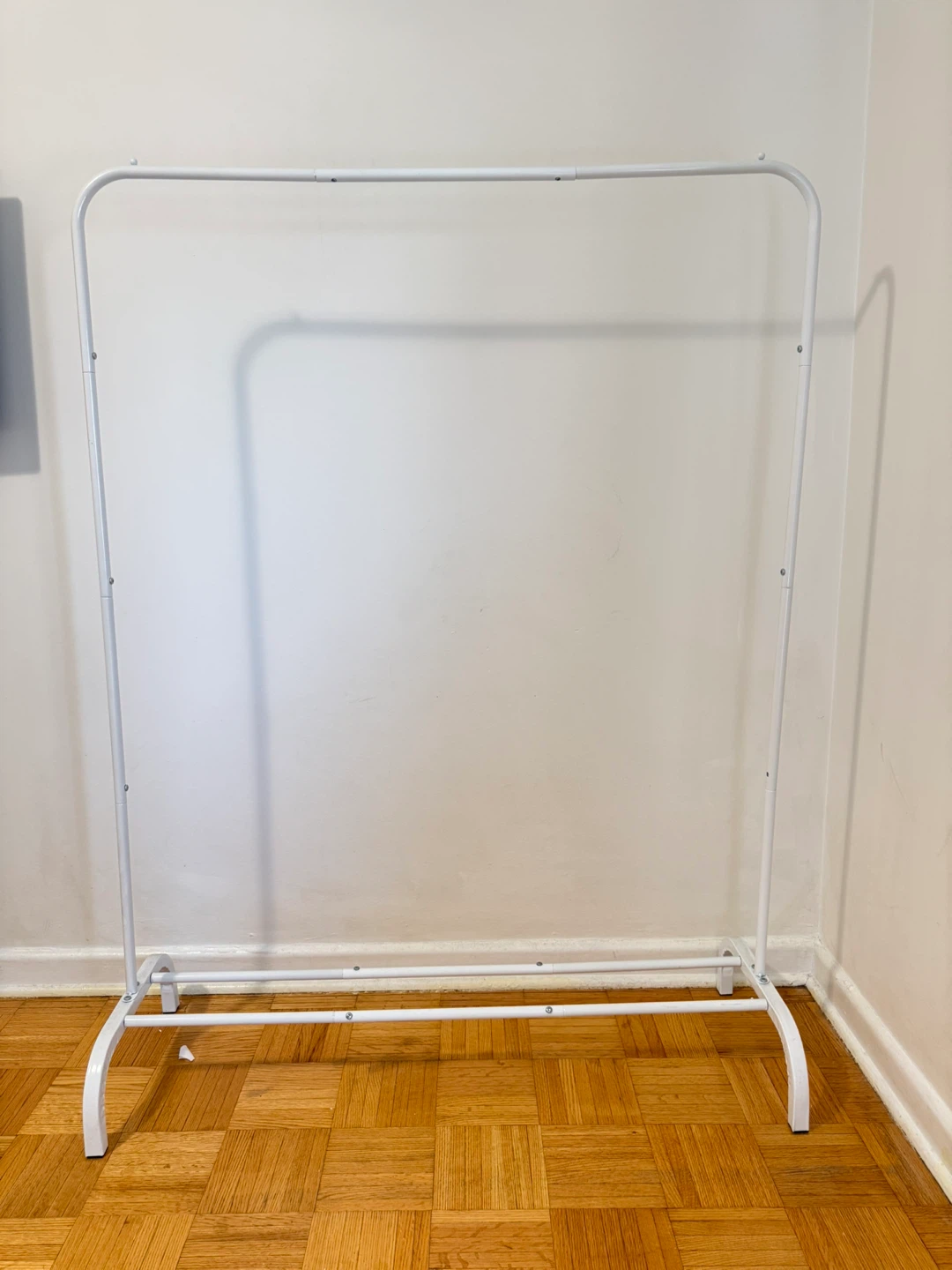 White Metal Garment Rack