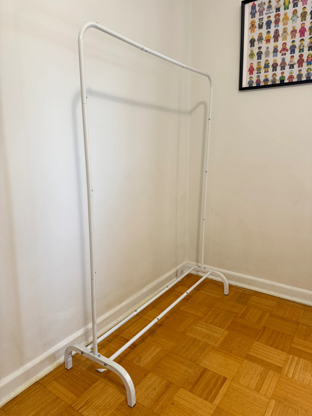 White Metal Garment Rack - photo 2
