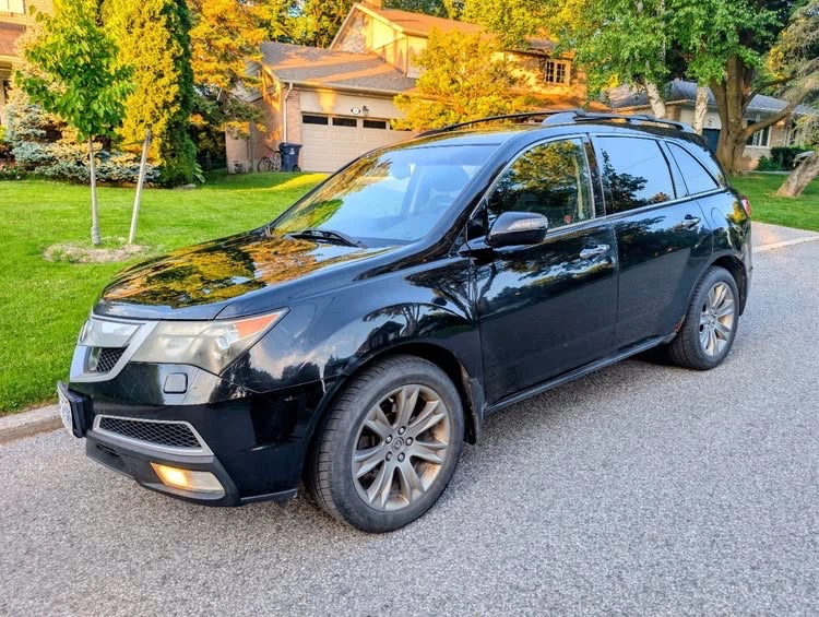 Black Acura MDX SUV