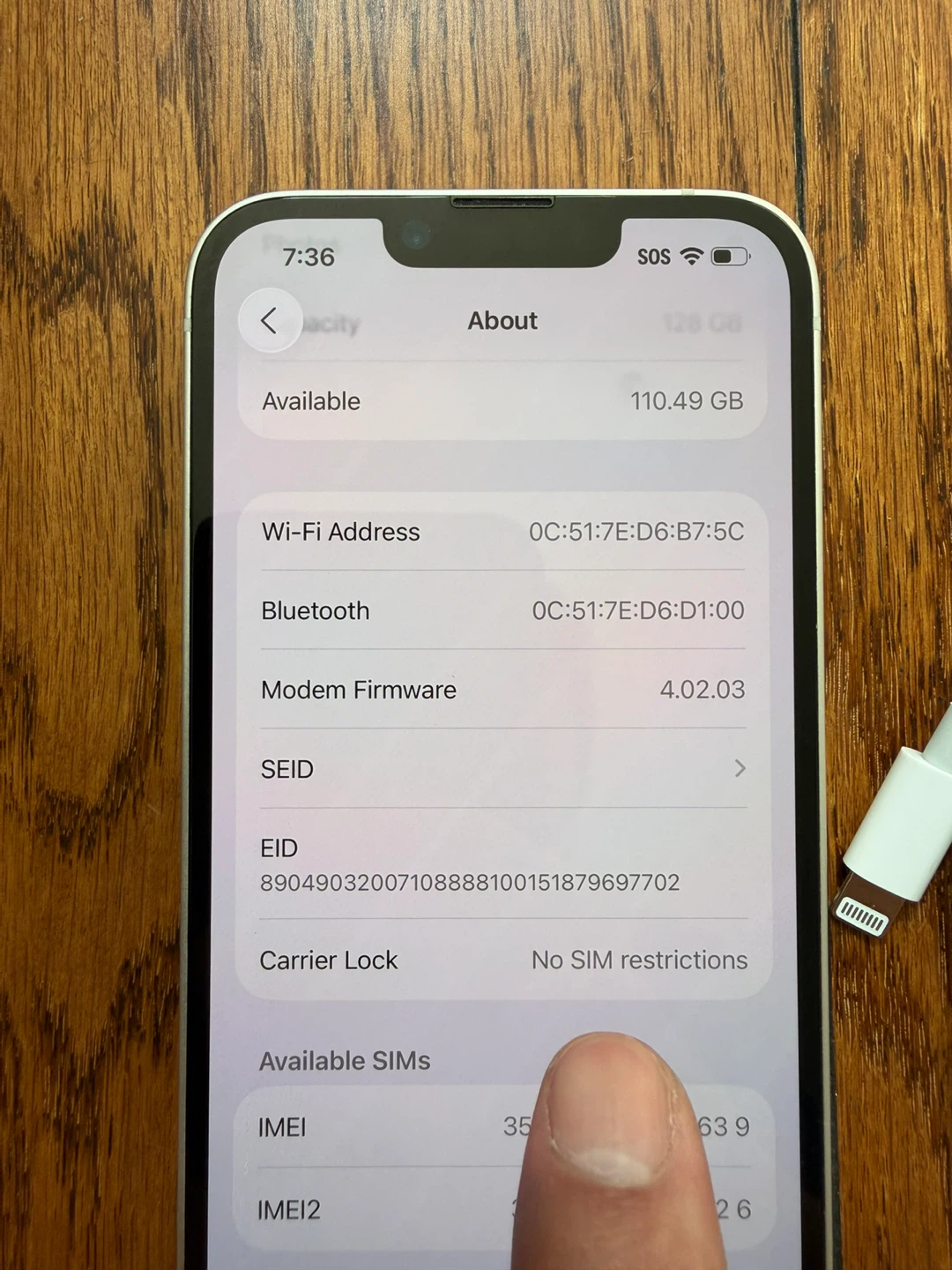 iPhone 14 Unlocked 128GB RAM Like New works on any networks - photo 3