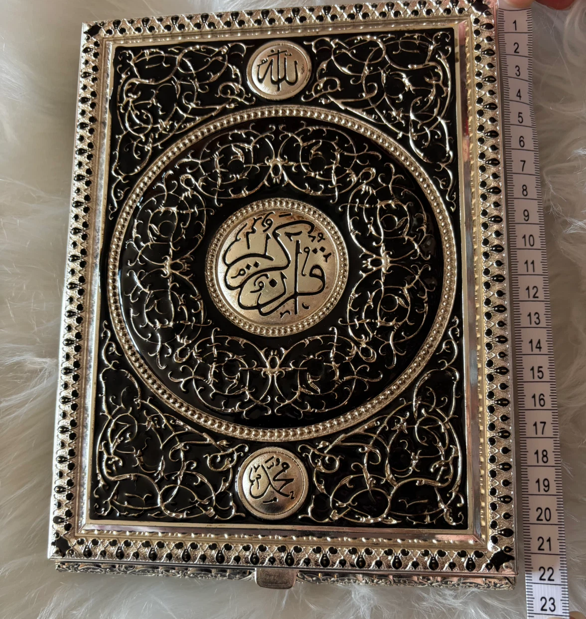 Decorative Quran Stand with Ornate Engraving - photo 5