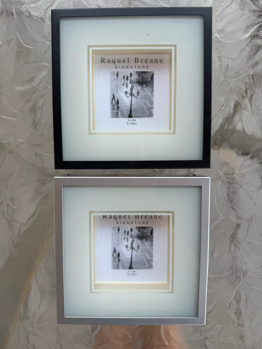 Raquel Breane Signature Picture Frame - Black and Sliver