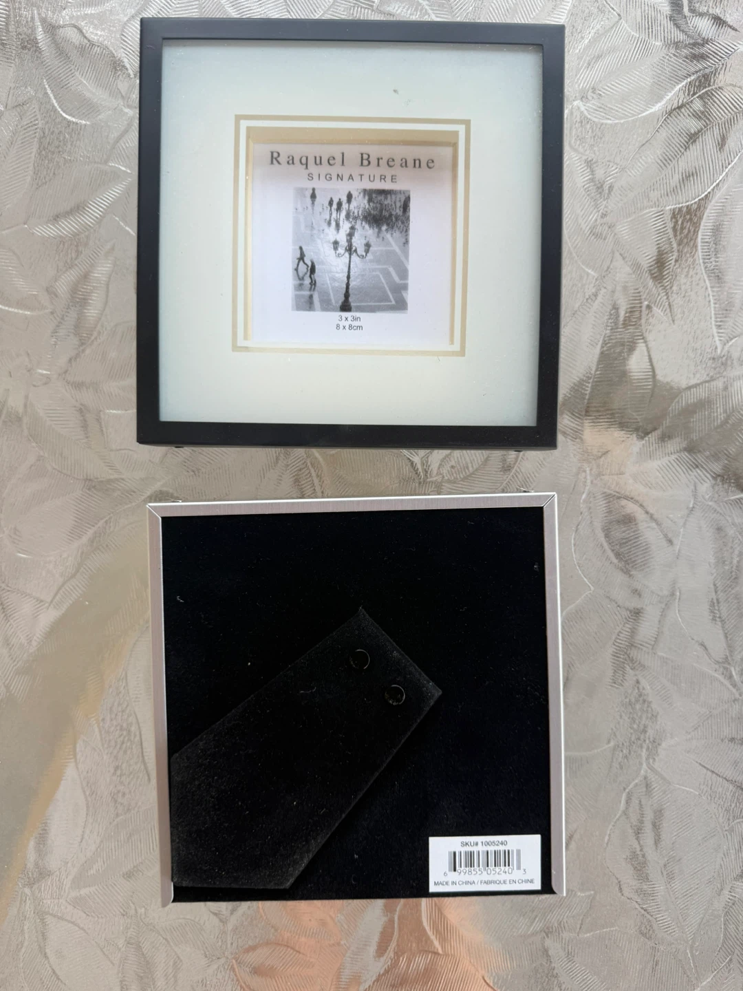Raquel Breane Signature Picture Frame - Black and Sliver - photo 2
