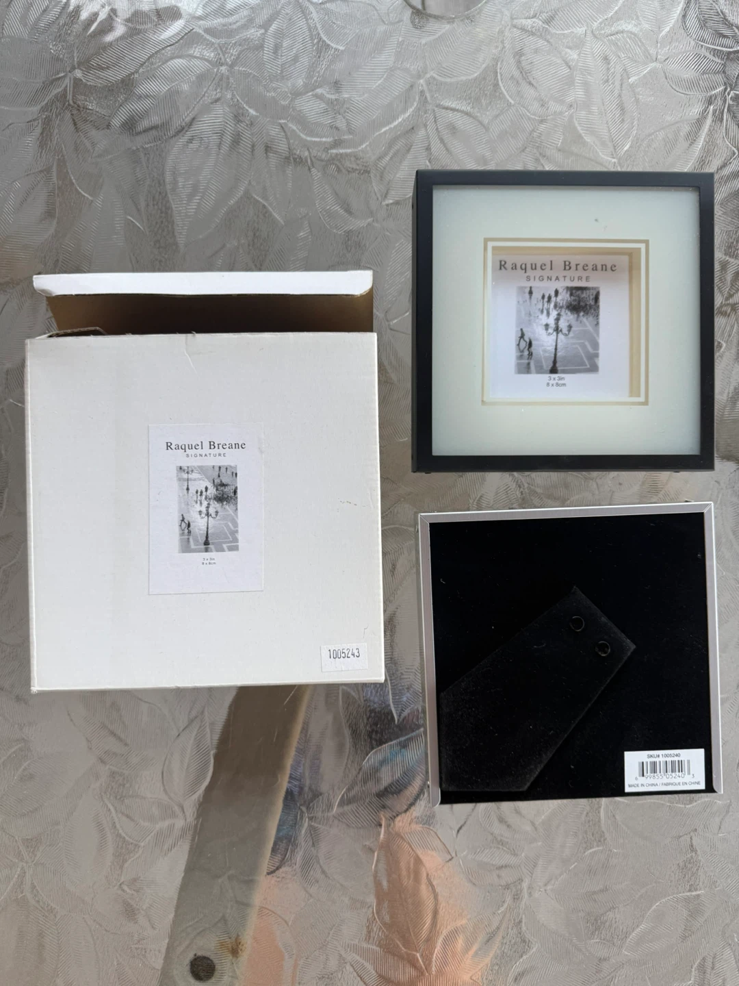 Raquel Breane Signature Picture Frame - Black and Sliver - photo 3