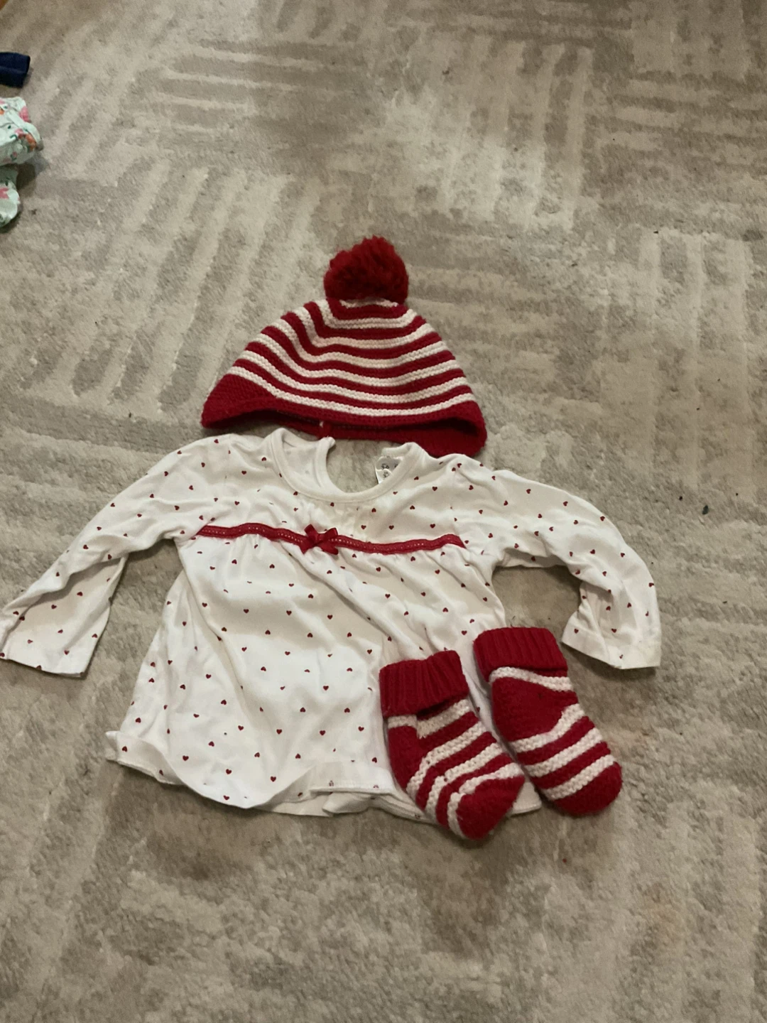 George Baby Hat and Socks Set 3/6 months