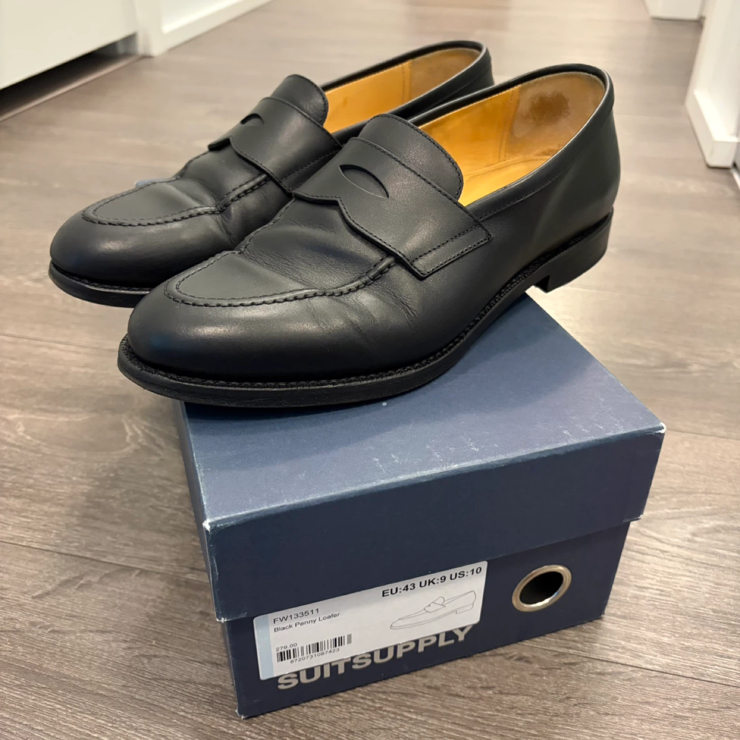 SUITSUPPLY Black Penny Loafer (US 10) - photo 2