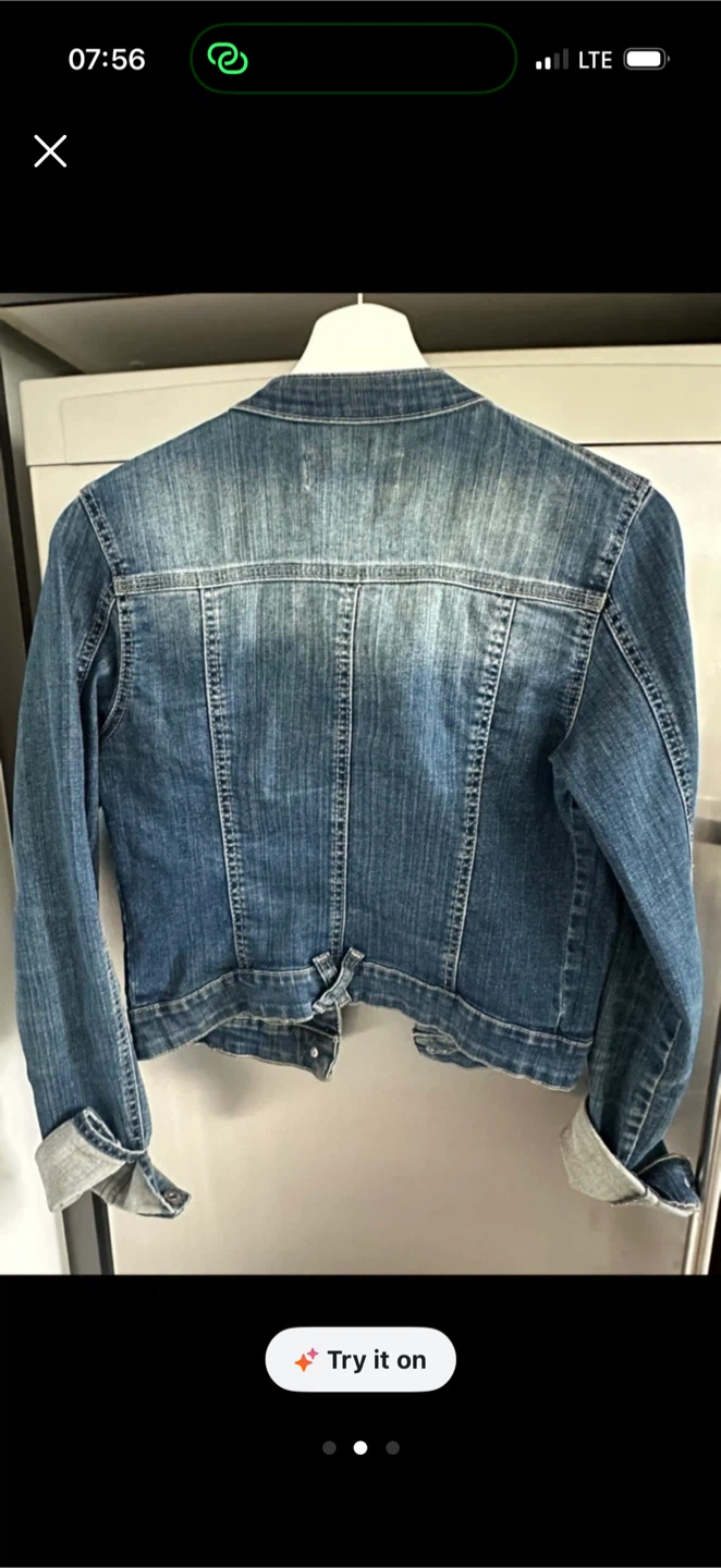 Denim Jacket with Studs - photo 2